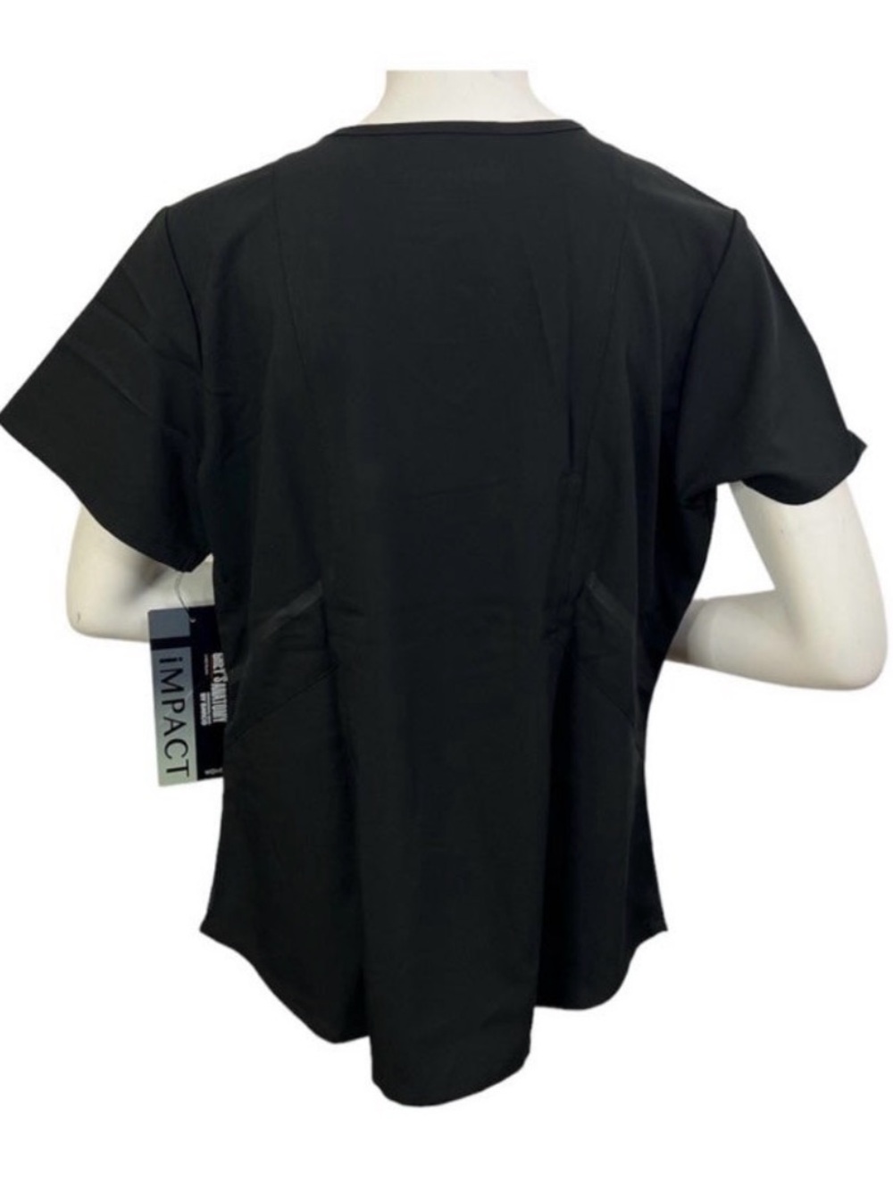 Grey’s Anatomy Impact 3 Pocket Curved V Neck Scrub Top - Picture 2 of 11